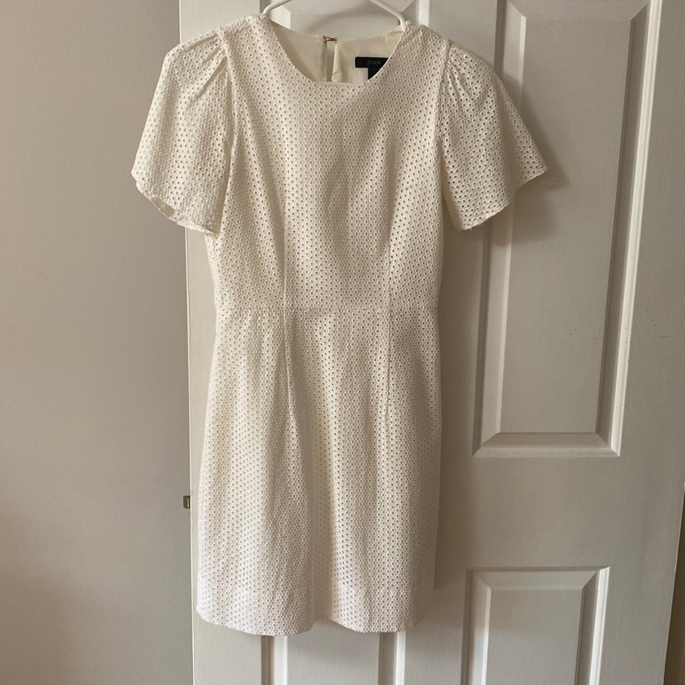 J Crew Eyelet Dress 00